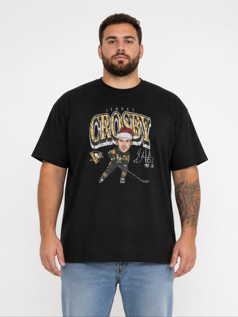 Pittsburgh Penguins Sidney Crosby Size XL T-shirt Black #87 NHLPA Unisex NWT